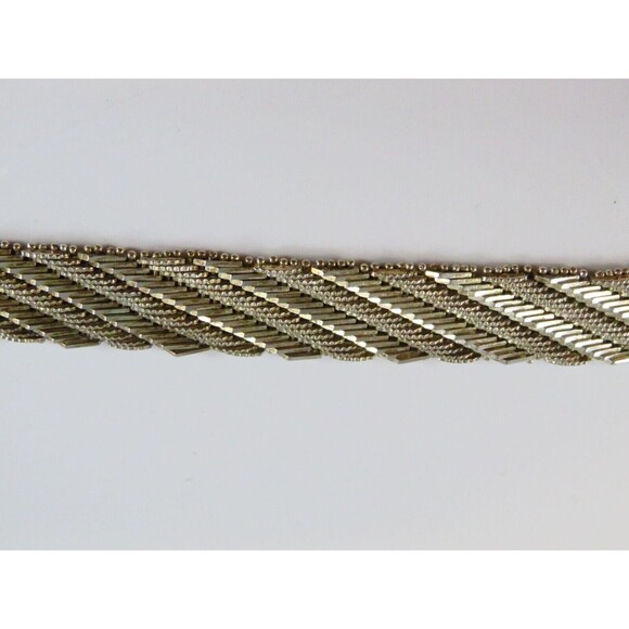 Vintage Signed Sterling Silver Chainmail Bracelet - 7 1/4" - Picture 4 of 11